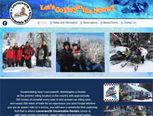 Tablet Screenshot of leavenworthsnowmobilerentals.com